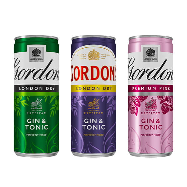 Gordon's Gin & Tonic and Slimline Tonic