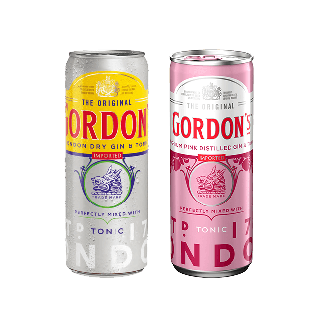 Gordon's Gin & Tonic and Slimline Tonic